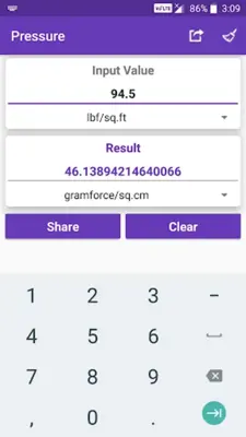 Civil Engineering Converter android App screenshot 2