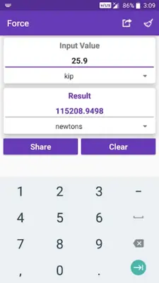 Civil Engineering Converter android App screenshot 3